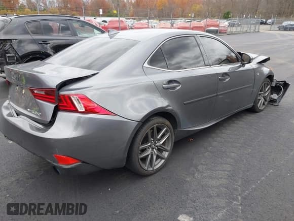 ✅ 2015 Lexus IS 350 • VIN: JTHCE1D27F5009370 • Lot: 43686848. Listed on IAAI with 75,302 mi. Free auction sales archive from the USA and detailed vehicle history report at DreamBid. Image 4.