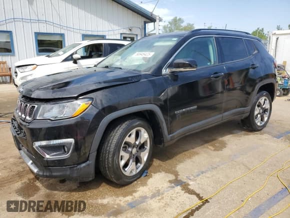 ✅ 2021 Jeep Compass Limited • VIN: 3C4NJDCB5MT513342 • Lot: 56948425. Listed on Copart with 68,777 mi. Free auction sales archive from the USA and detailed vehicle history report at DreamBid. Image 1.
