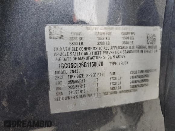 ✅ 2016 Chevrolet Colorado 2WD LT • VIN: 1GCGSCE36G1158070 • Лот: 80214715. Опубликован ранее на Copart с пробегом 229 165 миль. Бесплатный доступ к архиву аукционных продаж из США и подробный отчёт об истории автомобиля на DreamBid. Изображение 12.