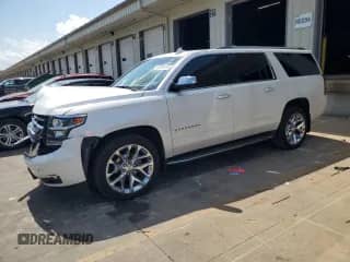2018 Chevrolet Suburban Premier z VIN 1GNSKJKC6JR185353, wystawiony jako Copart lot #66549685 z przebiegiem 134 203 mil mil oraz Szkoda całkowita • Salvage title. Historia ofert i sprzedaży dostępna na DreamBid. Obrazek 1.