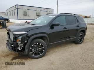 2025 Chevrolet Equinox AWD RS с VIN 3GNAXTEG3SL189277, выставлен на аукционе Copart как лот 54510335 с пробегом 6 368 миль миль и Списание • Salvage title. История ставок и продаж доступна на DreamBid. Изображение 1.