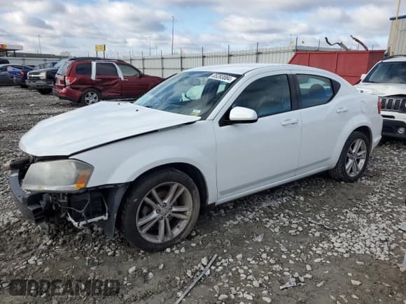 ✅ 2013 Dodge Avenger SXT • VIN: 1C3CDZCG6DN507934 • Лот: 85393084. Опубликован ранее на Copart с пробегом 166 110 миль. Бесплатный доступ к архиву аукционных продаж из США и подробный отчёт об истории автомобиля на DreamBid. Изображение 1.
