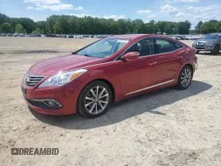 2016 Hyundai Azera with VIN KMHFG4JG3GA504163, listed as a Copart auction lot 55767965 with 101,328 mi miles and Salvage title. Bid and sale history available at DreamBid. Image 1.