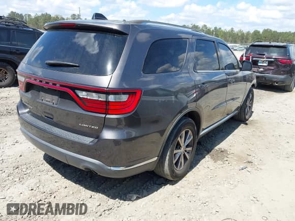 ✅ 2016 Dodge Durango Limited • VIN: 1C4RDHDGXGC371631 • Lot: 41904207. Listed on IAAI with 156,158 mi. Free auction sales archive from the USA and detailed vehicle history report at DreamBid. Image 4.