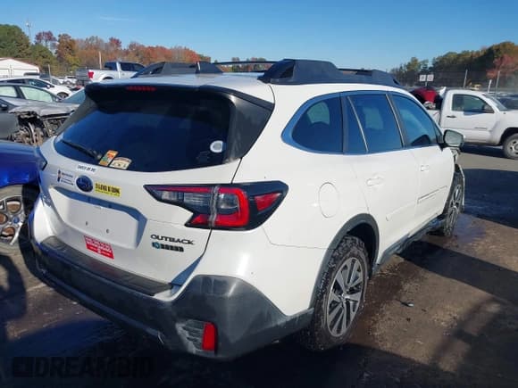 ✅ 2020 Subaru Outback Premium • VIN: 4S4BTAEC1L3109218 • Lot: 43620474. Listed on IAAI with 55,416 mi. Free auction sales archive from the USA and detailed vehicle history report at DreamBid. Image 4.