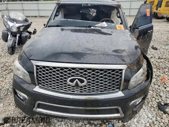 ✅ 2016 Infiniti QX80 Limited • VIN: JN8AZ2NE4G9121697 • Лот: 55135405. Опубликован ранее на Copart с пробегом 103 000 миль. Бесплатный доступ к архиву аукционных продаж из США и подробный отчёт об истории автомобиля на DreamBid. Изображение 12.