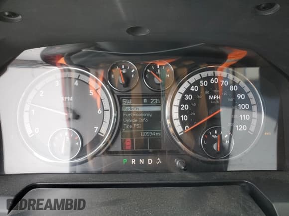 ✅ 2010 Dodge 1500 SLT • VIN: 1D7RV1GP5AS241243 • Lot: 45556145. Listed on Copart with 110,594 mi. Free auction sales archive from the USA and detailed vehicle history report at DreamBid. Image 9.