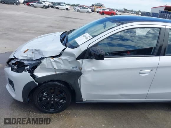 ✅ 2024 Mitsubishi Mirage Black Edition • VIN: ML32AWHJ1RH007630 • Lot: 42324151. Listed on IAAI with 11,799 mi. Free auction sales archive from the USA and detailed vehicle history report at DreamBid. Image 6.