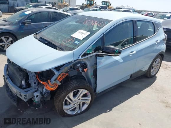 ✅ 2022 Chevrolet Bolt EV 1LT • VIN: 1G1FW6S01N4127115 • Lot: 41788663. Listed on IAAI with 26,962 mi. Free auction sales archive from the USA and detailed vehicle history report at DreamBid. Image 2.