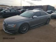 ✅ 2014 Audi S8 • VIN: WAUD2AFD0EN004276 • Lot: 84503204. Wystawiony na Copart z przebiegiem 58 919 mil. Bezpłatny archiwum sprzedaży aukcyjnych z USA i szczegółowy raport historii pojazdu na DreamBid. Zdjęcie 1.