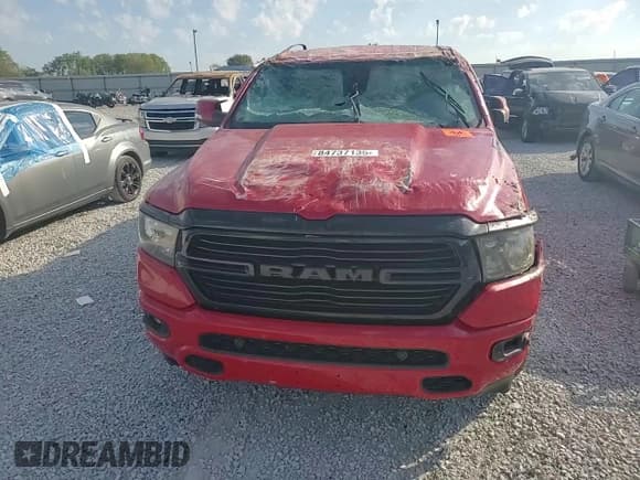 ✅ 2020 Ram 1500 Big Horn • VIN: 1C6SRFFTXLN184283 • Lot: 84737135. Listed on Copart with Not provided. Free auction sales archive from the USA and detailed vehicle history report at DreamBid. Image 13.
