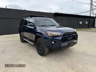 ✅ 2021 Toyota 4Runner Venture • VIN: JTEHU5JR7M5956906 • Лот: 91707755. Опубликован ранее на Copart с пробегом 56 732 миль. Бесплатный доступ к архиву аукционных продаж из США и подробный отчёт об истории автомобиля на DreamBid. Изображение 1.