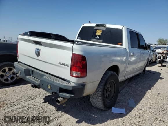 2017 Ram 1500 SLT с VIN 1C6RR7LTXHS511038, выставлен на аукционе Copart как лот 73985634 с пробегом 106 061 миль миль и Списание • Salvage title. История ставок и продаж доступна на DreamBid. Изображение 3.