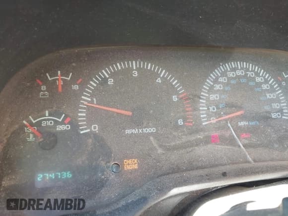 ✅ 1999 Dodge 1500 • VIN: 1B7HC13Y7XJ603503 • Lot: 43635588. Listed on IAAI with 274,736 mi. Free auction sales archive from the USA and detailed vehicle history report at DreamBid. Image 7.