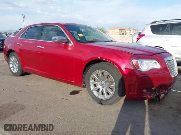✅ 2012 Chrysler 300 C • VIN: 2C3CCAET0CH195292 • Lot: 42609625. Listed on IAAI with 63,859 mi. Free auction sales archive from the USA and detailed vehicle history report at DreamBid. Image 1.