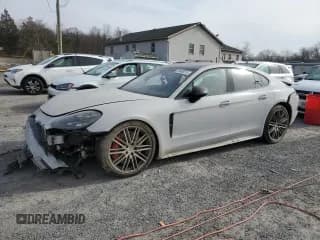 ✅ 2017 Porsche Panamera Turbo • VIN: WP0AF2A79HL151083 • Лот: 39988313. Опубликован ранее на Copart с пробегом 20 296 миль. Бесплатный доступ к архиву аукционных продаж из США и подробный отчёт об истории автомобиля на DreamBid. Изображение 1.