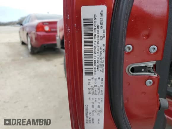 2009 Dodge 1500 SLT с VIN 1D3HV18T39S779878, выставлен на аукционе Copart как лот 80391484 с пробегом 185 969 миль миль и Списание • Salvage title. История ставок и продаж доступна на DreamBid. Изображение 12.