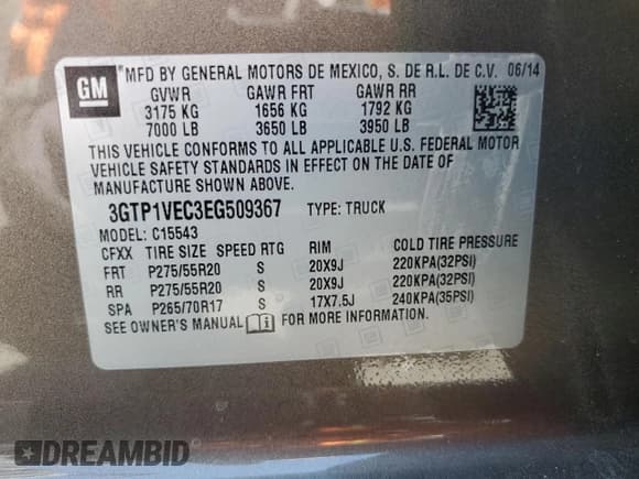 ✅ 2014 GMC Sierra 1500 SLT • VIN: 3GTP1VEC3EG509367 • Lot: 67572095. Wystawiony na Copart z przebiegiem 111 639 mil. Bezpłatny archiwum sprzedaży aukcyjnych z USA i szczegółowy raport historii pojazdu na DreamBid. Zdjęcie 12.