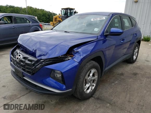 ✅ 2022 Hyundai Tucson SE • VIN: 5NMJACAE3NH020585 • Lot: 62921983. Wystawiony na Copart z przebiegiem 25 903 mil. Bezpłatny archiwum sprzedaży aukcyjnych z USA i szczegółowy raport historii pojazdu na DreamBid. Zdjęcie 1.