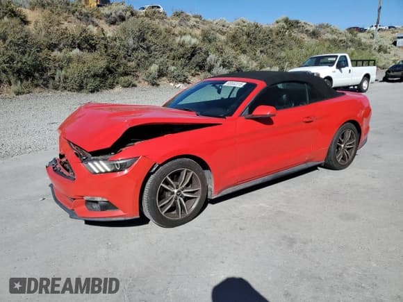 ✅ 2016 Ford Mustang EcoBoost Premium • VIN: 1FATP8UH1G5222296 • Lot: 65552315. Listed on Copart with 83,788 mi. Free auction sales archive from the USA and detailed vehicle history report at DreamBid. Image 1.