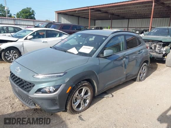 ✅ 2022 Hyundai Kona SEL • VIN: KM8K62AB8NU890469 • Lot: 42691887. Wystawiony na IAAI z przebiegiem 47 605 mil. Bezpłatny archiwum sprzedaży aukcyjnych z USA i szczegółowy raport historii pojazdu na DreamBid. Zdjęcie 2.