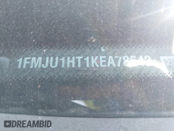 ✅ 2019 Ford Expedition XLT • VIN: 1FMJU1HT1KEA78642 • Lot: 43307562. Listed on IAAI with 158,378 mi. Free auction sales archive from the USA and detailed vehicle history report at DreamBid. Image 18.