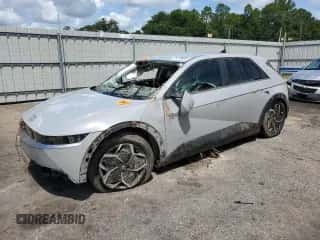 2022 Hyundai Ioniq 5 SE z VIN KM8KM4AE1NU080502, wystawiony jako Copart lot #64108804 z przebiegiem Nie podano mil oraz Szkoda całkowita • Salvage title. Historia ofert i sprzedaży dostępna na DreamBid. Obrazek 1.