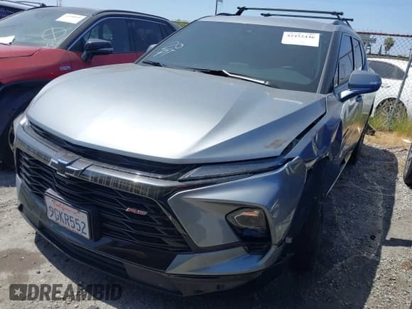 ✅ 2023 Chevrolet Blazer RS • VIN: 3GNKBKRS2PS142637 • Lot: 42452446. Listed on IAAI with 29,572 mi. Free auction sales archive from the USA and detailed vehicle history report at DreamBid. Image 12.