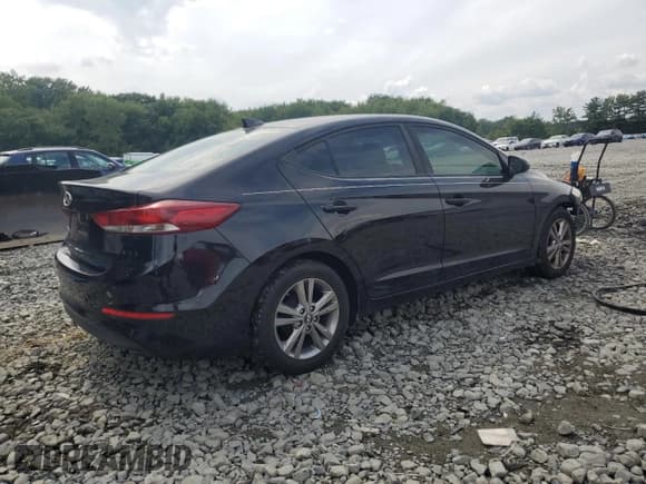✅ 2017 Hyundai Elantra SE • VIN: KMHD84LF3HU406016 • Lot: 68861155. Listed on Copart with 78,235 mi. Free auction sales archive from the USA and detailed vehicle history report at DreamBid. Image 3.