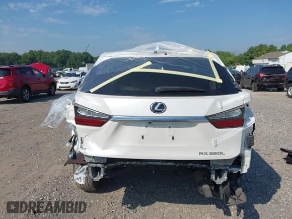 ✅ 2020 Lexus RX 350L • VIN: JTJHZKFA8L2026372 • Lot: 42823075. Listed on IAAI with 28,927 mi. Free auction sales archive from the USA and detailed vehicle history report at DreamBid. Image 16.