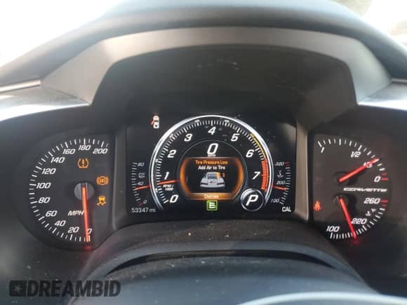 2018 Chevrolet Corvette 1LT z VIN 1G1YB2D76J5101928, wystawiony jako Copart lot #69222395 z przebiegiem 53 347 mil mil oraz Szkoda całkowita • Salvage title. Historia ofert i sprzedaży dostępna na DreamBid. Obrazek 9.