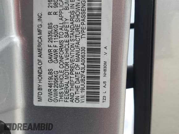 ✅ 2020 Acura TLX Technology • VIN: 19UUB2F43LA006330 • Lot: 85659465. Wystawiony na Copart z przebiegiem 22 745 mil. Bezpłatny archiwum sprzedaży aukcyjnych z USA i szczegółowy raport historii pojazdu na DreamBid. Zdjęcie 12.