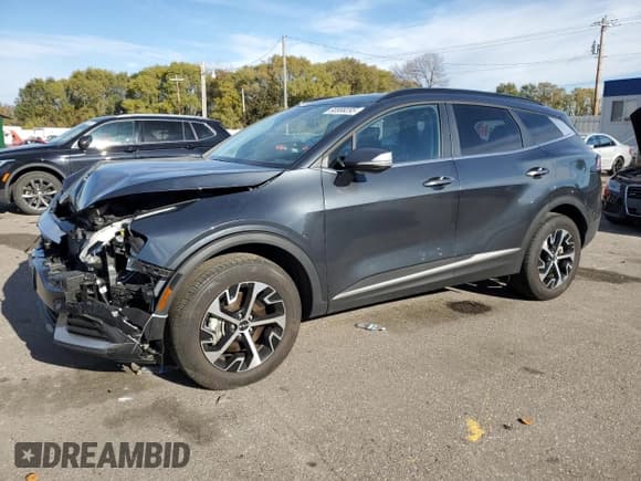 ✅ 2025 Kia Sportage EX • VIN: 5XYK3CDFXSG240251 • Lot: 90999295. Listed on Copart with 12,771 mi. Free auction sales archive from the USA and detailed vehicle history report at DreamBid. Image 1.