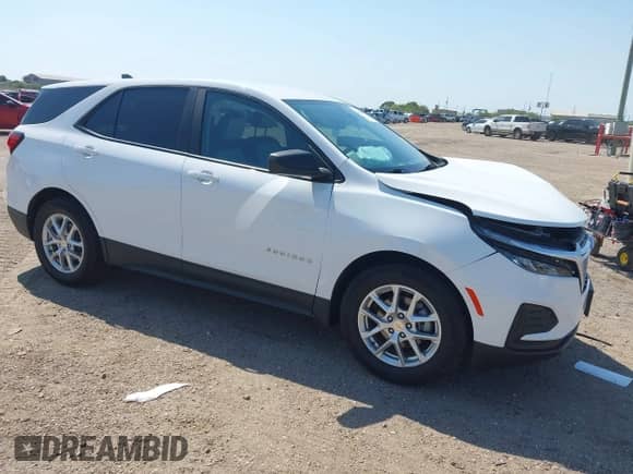 2022 Chevrolet Equinox LS z VIN 3GNAXHEV8NS206631, wystawiony jako IAAI lot #43150880 z przebiegiem 41 107 mil mil oraz . Historia ofert i sprzedaży dostępna na DreamBid. Obrazek 1.