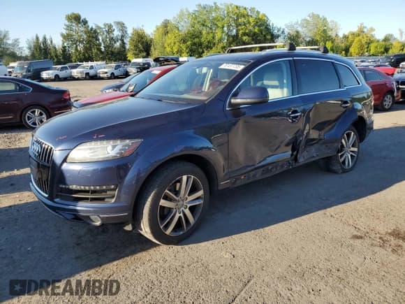 ✅ 2014 Audi Q7 Premium Plus • VIN: WA1LMAFE3ED010929 • Lot: 70137735. Listed on Copart with 133,731 mi. Free auction sales archive from the USA and detailed vehicle history report at DreamBid. Image 1.