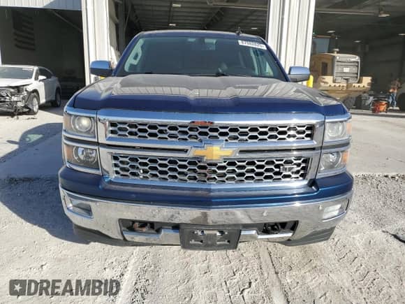 2015 Chevrolet Silverado 1500 LTZ with VIN 3GCUKSEC9FG525833, listed as a Copart auction lot 87082825 with 129,711 mi miles and Salvage title. Bid and sale history available at DreamBid. Image 5.