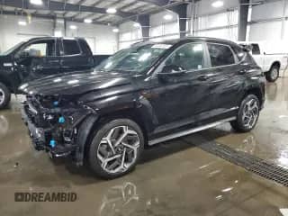 2024 Hyundai Kona N Line с VIN KM8HACA32RU068697, выставлен на аукционе Copart как лот 80444125 с пробегом 16 947 миль миль и Списание • Salvage title. История ставок и продаж доступна на DreamBid. Изображение 1.
