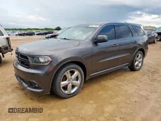 2015 Dodge Durango SXT z VIN 1C4RDHAG4FC714758, wystawiony jako Copart lot #60647195 z przebiegiem 106 849 mil mil oraz Czysty tytuł • Clean title. Historia ofert i sprzedaży dostępna na DreamBid. Obrazek 1.