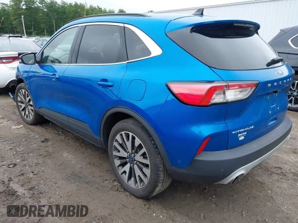 ✅ 2020 Ford Escape Titanium Hybrid • VIN: 1FMCU9DZ1LUA12889 • Lot: 42529492. Listed on IAAI with 51,780 mi. Free auction sales archive from the USA and detailed vehicle history report at DreamBid. Image 3.