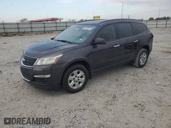 2016 Chevrolet Traverse LS z VIN 1GNKRFED0GJ200370, wystawiony jako Copart lot #86470515 z przebiegiem 156 052 mil mil oraz Czysty tytuł • Clean title. Historia ofert i sprzedaży dostępna na DreamBid. Obrazek 1.