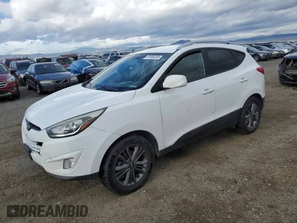 2015 Hyundai Tucson Limited z VIN KM8JUCAG8FU078805, wystawiony jako Copart lot #91584205 z przebiegiem Nie podano mil oraz Czysty tytuł • Clean title. Historia ofert i sprzedaży dostępna na DreamBid. Obrazek 1.