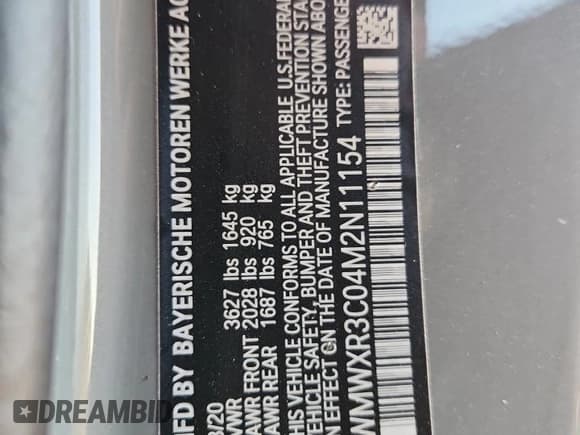 ✅ 2021 MINI Hardtop Cooper • VIN: WMWXR3C04M2N11154 • Lot: 86793355. Listed on Copart with 41,363 mi. Free auction sales archive from the USA and detailed vehicle history report at DreamBid. Image 12.