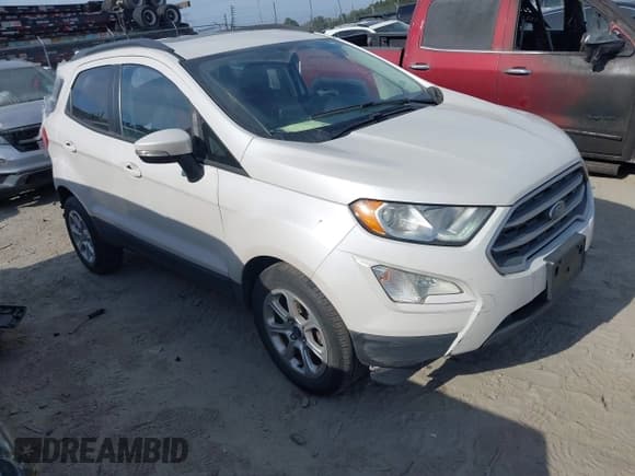 ✅ 2021 Ford EcoSport SE • VIN: MAJ3S2GE7MC399763 • Лот: 42077554. Опубликован ранее на IAAI с пробегом 53 572 миль. Бесплатный доступ к архиву аукционных продаж из США и подробный отчёт об истории автомобиля на DreamBid. Изображение 1.