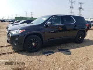 ✅ 2018 Chevrolet Traverse LS • VIN: 1GNEVFKW2JJ179088 • Lot: 68391395. Wystawiony na Copart z przebiegiem 142 371 mil. Bezpłatny archiwum sprzedaży aukcyjnych z USA i szczegółowy raport historii pojazdu na DreamBid. Zdjęcie 1.