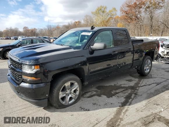 ✅ 2019 Chevrolet Silverado 1500 Custom • VIN: 2GCVKMEC9K1191533 • Lot: 91947025. Listed on Copart with 115,090 mi. Free auction sales archive from the USA and detailed vehicle history report at DreamBid. Image 1.