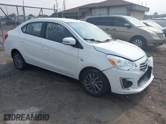 ✅ 2018 Mitsubishi Mirage SE • VIN: ML32F4FJ7JHF07324 • Лот: 42381793. Опубликован ранее на IAAI с пробегом 96 421 миль. Бесплатный доступ к архиву аукционных продаж из США и подробный отчёт об истории автомобиля на DreamBid. Изображение 1.