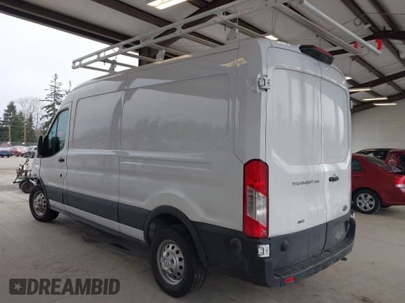 ✅ 2024 Ford Transit Cargo • VIN: 1FTBR2C82RKA94637 • Lot: 41829528. Listed on IAAI with 16,901 mi. Free auction sales archive from the USA and detailed vehicle history report at DreamBid. Image 3.