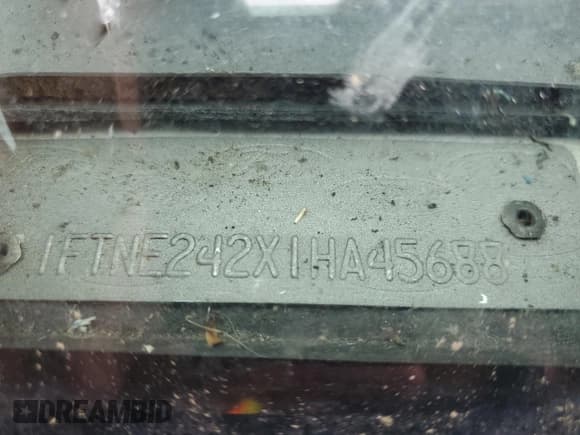 ✅ 2001 Ford Econoline Cargo • VIN: 1FTNE242X1HA45688 • Lot: 51825025. Listed on Copart with 195,509 mi. Free auction sales archive from the USA and detailed vehicle history report at DreamBid. Image 13.