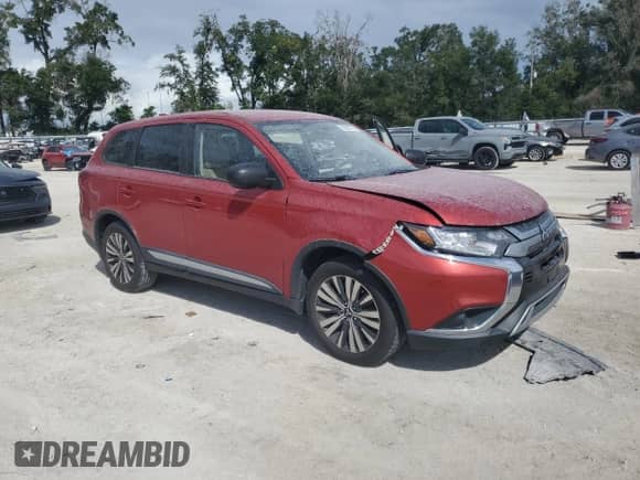 2019 Mitsubishi Outlander ES z VIN JA4AD2A3XKZ047817, wystawiony jako Copart lot #82360555 z przebiegiem 75 498 mil mil oraz Szkoda całkowita • Salvage title. Historia ofert i sprzedaży dostępna na DreamBid. Obrazek 4.
