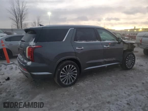 ✅ 2024 Hyundai Palisade Calligraphy • VIN: KM8R7DGE7RU761539 • Лот: 83779164. Опубликован ранее на Copart с пробегом 6 260 миль. Бесплатный доступ к архиву аукционных продаж из США и подробный отчёт об истории автомобиля на DreamBid. Изображение 3.